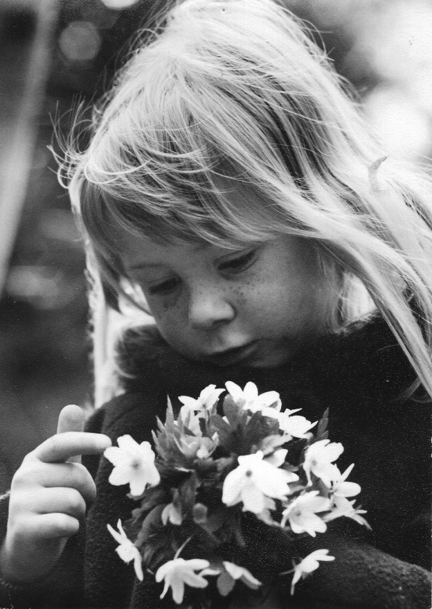 melissa with flowers